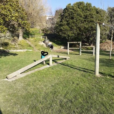 Clifton Terrace School playground balance beam